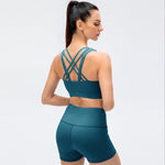 Mountain Trail Organic Cotton Sports Bra & Shorts Set | Hypoallergenic - Allergy Friendly - Naturally Free