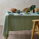 Natural Hues 100% Linen Table Cloth | Hypoallergenic - Allergy Friendly - Naturally Free