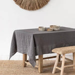 Natural Hues 100% Linen Table Cloth | Hypoallergenic - Allergy Friendly - Naturally Free