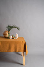 Natural Hues 100% Linen Table Cloth | Hypoallergenic - Allergy Friendly - Naturally Free