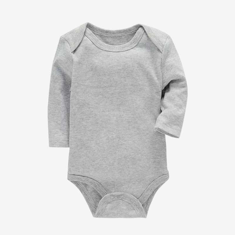 Nature Valley Long Sleeve Organic Cotton Baby Romper | Hypoallergenic - Allergy Friendly - Naturally Free