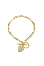 Nature's Heart Gold Bracelet | Hypoallergenic - Allergy Friendly - Naturally Free