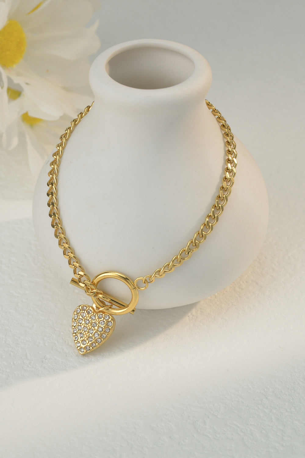Nature's Heart Gold Bracelet | Hypoallergenic - Allergy Friendly - Naturally Free