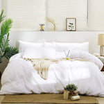 Nature's Retreat Solid 100% Linen Bed Set | Hypoallergenic - Allergy Friendly - Naturally Free