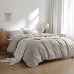 Nature's Retreat Solid 100% Linen Bed Set | Hypoallergenic - Allergy Friendly - Naturally Free