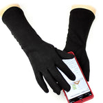 New Women's Long Cotton Gloves Colour Touch Screen Knit Plus Velvet Thick Arm Sleeves To Keep Warm In Winter Mittens | Hypoallergenic - Allergy Friendly - Naturally Free