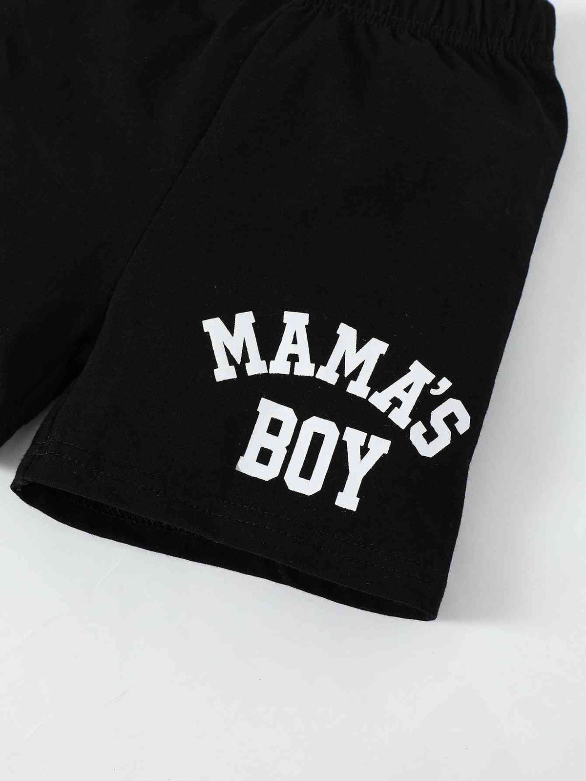 Nightfall Oasis Mama's Boy Graphic Cotton Baby Boy Shorts Set | Hypoallergenic - Allergy Friendly - Naturally Free