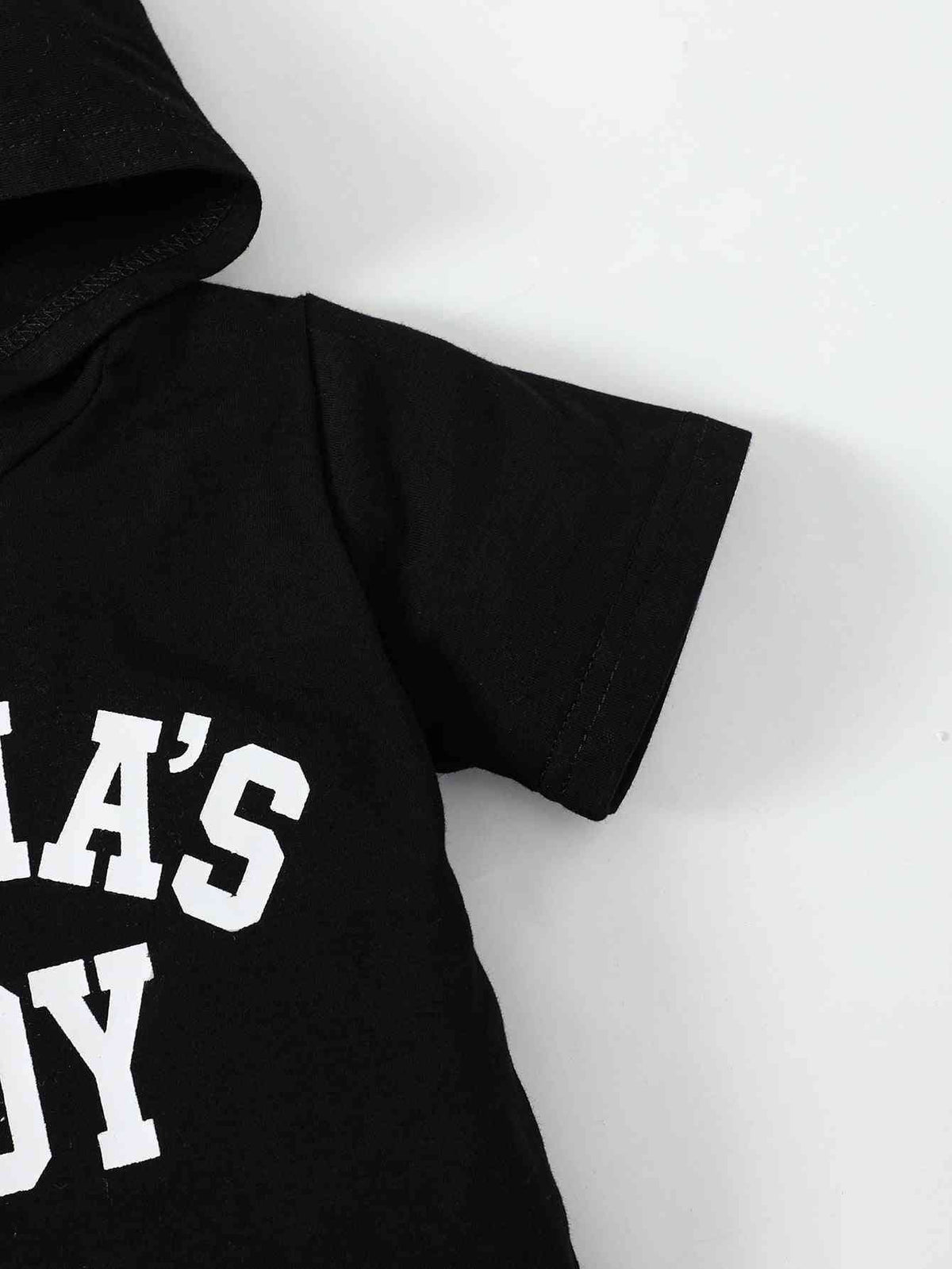 Nightfall Oasis Mama's Boy Graphic Cotton Baby Boy Shorts Set | Hypoallergenic - Allergy Friendly - Naturally Free