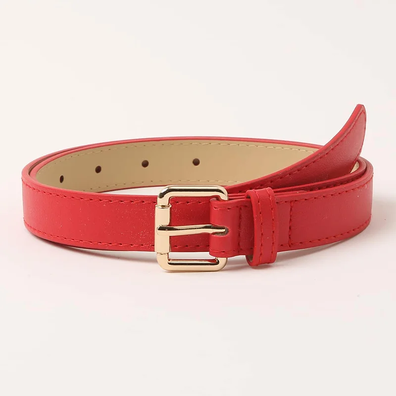 Oak Grove Square Buckle Vegan Leather Womens Belt | Hypoallergenic - Allergy Friendly - Naturally Free
