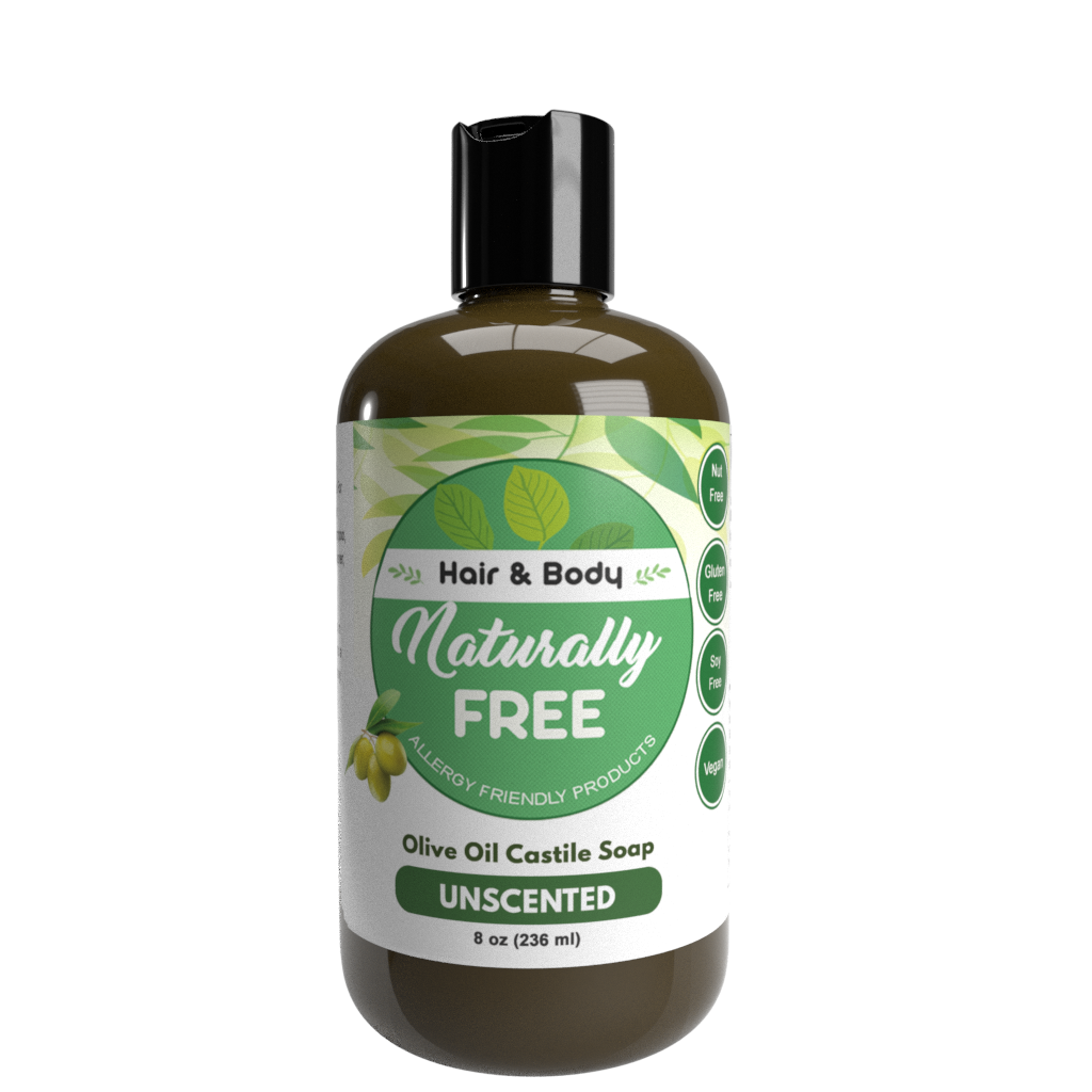 Olive Castile Soap - Unscented | Hypoallergenic - Allergy Friendly - Naturally Free