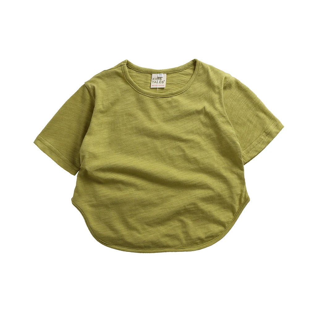 Orange Fusion Basic 100% Cotton Kids Baby Shirt | Hypoallergenic - Allergy Friendly - Naturally Free
