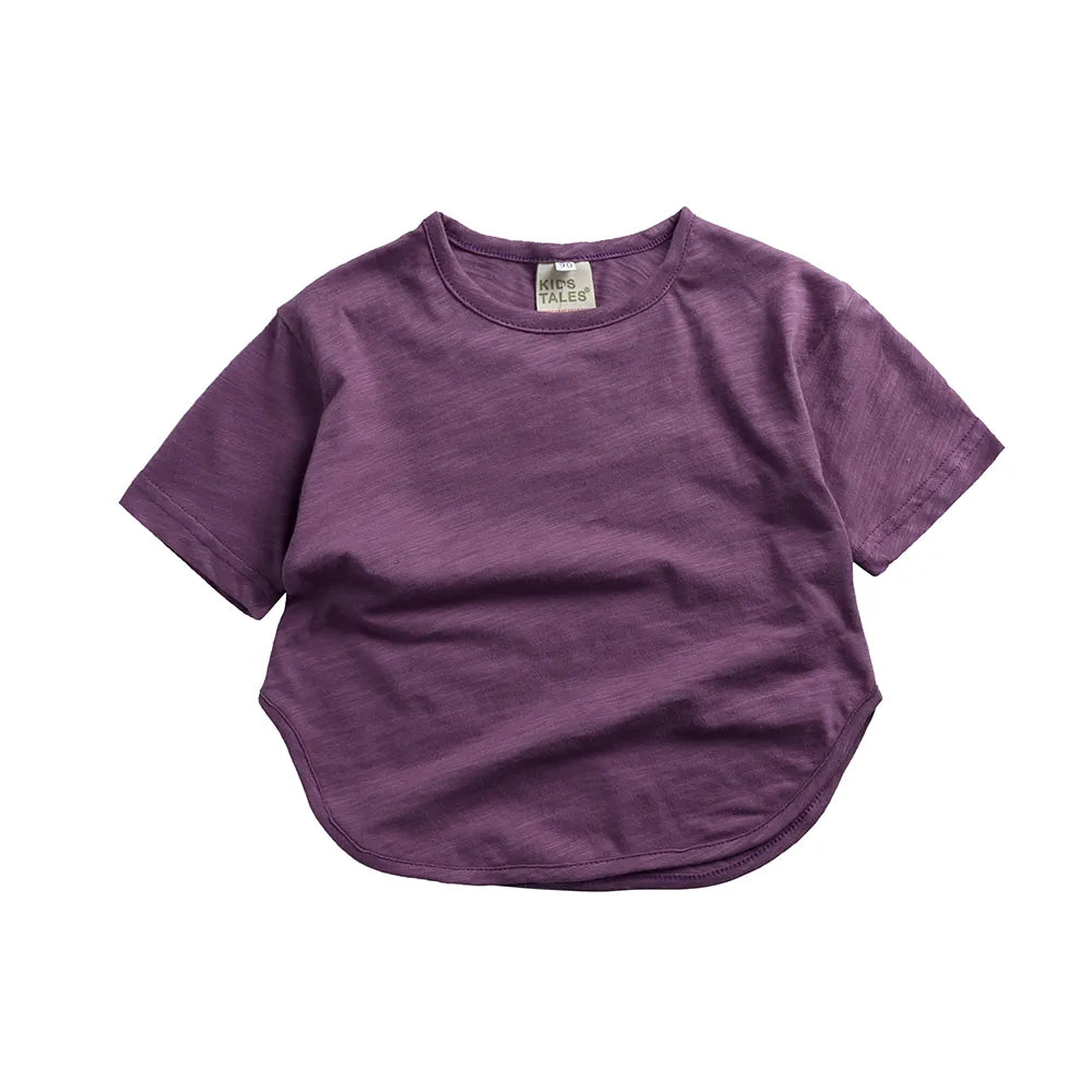 Orange Fusion Basic 100% Cotton Kids Baby Shirt | Hypoallergenic - Allergy Friendly - Naturally Free