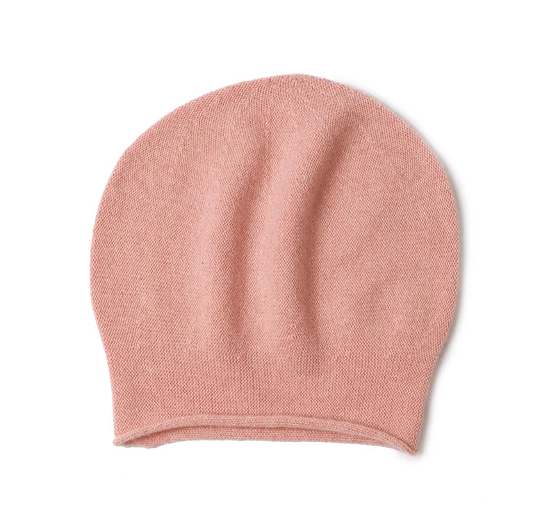 Orchid Oasis Winter Cashmere Womens Beanie Hat | Hypoallergenic - Allergy Friendly - Naturally Free