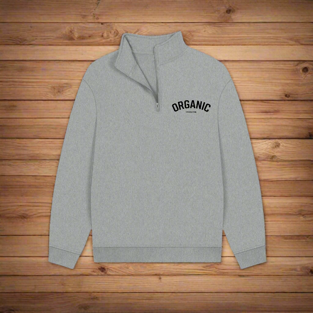 Organic By Naturally Free 100% Organic Cotton Sweatshirt With Zipper