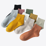 Pastel Hues Ankle Cotton Womens Socks | Hypoallergenic - Allergy Friendly - Naturally Free