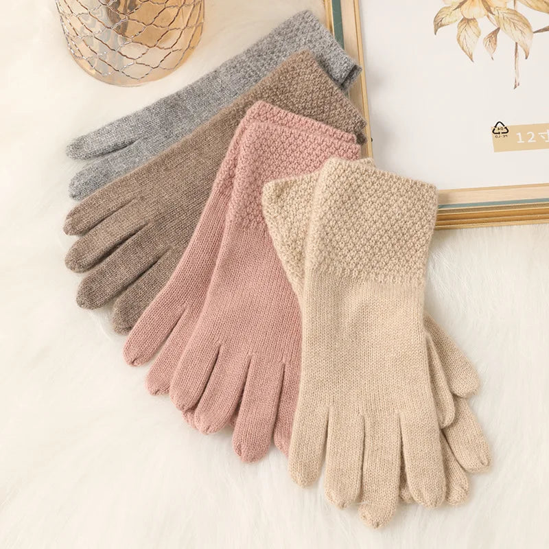 Pastel Meadows Cashmere Womens Gloves | Hypoallergenic - Allergy Friendly - Naturally Free
