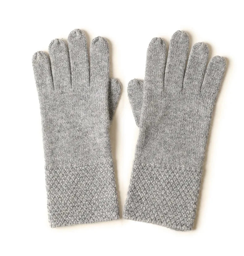 Pastel Meadows Cashmere Womens Gloves | Hypoallergenic - Allergy Friendly - Naturally Free