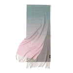 Peach Ombre Cashmere Womens Scarf | Hypoallergenic - Allergy Friendly - Naturally Free