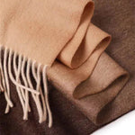 Peach Ombre Cashmere Womens Scarf | Hypoallergenic - Allergy Friendly - Naturally Free