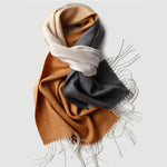 Peach Ombre Cashmere Womens Scarf | Hypoallergenic - Allergy Friendly - Naturally Free