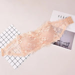 Peach Sorbet Lace Tube Top Organic Cotton Bra | Hypoallergenic - Allergy Friendly - Naturally Free