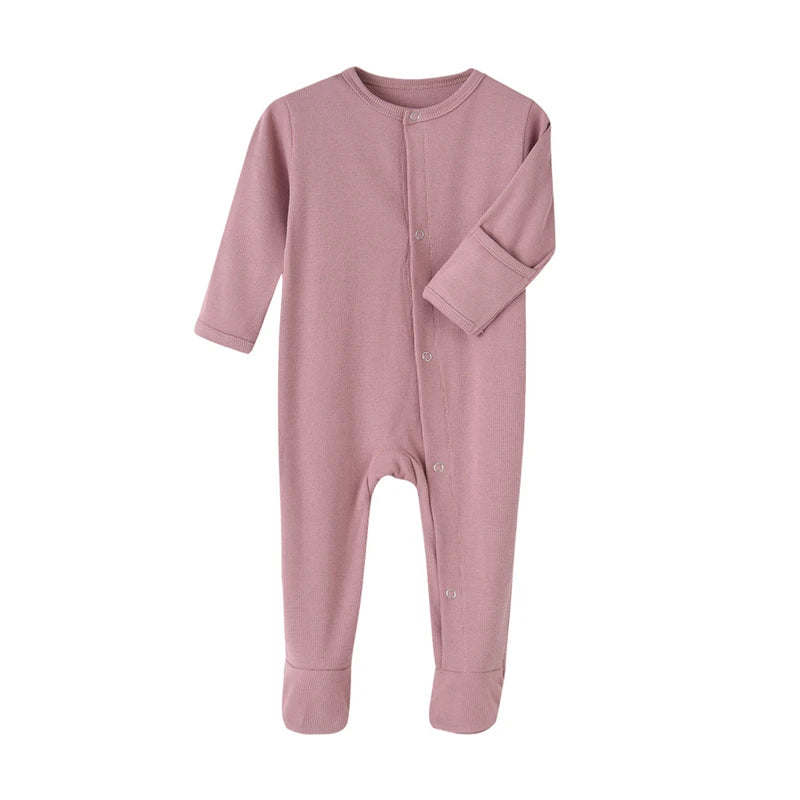 Peach Sunset Organic Cotton Baby Romper | Hypoallergenic - Allergy Friendly - Naturally Free