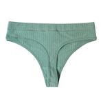 Peachy Tango 2Pcs Thongs Cotton Womens Underwear | Hypoallergenic - Allergy Friendly - Naturally Free