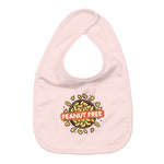 Peanut Free Organic Cotton Graphic Baby Bib | Hypoallergenic - Allergy Friendly - Naturally Free