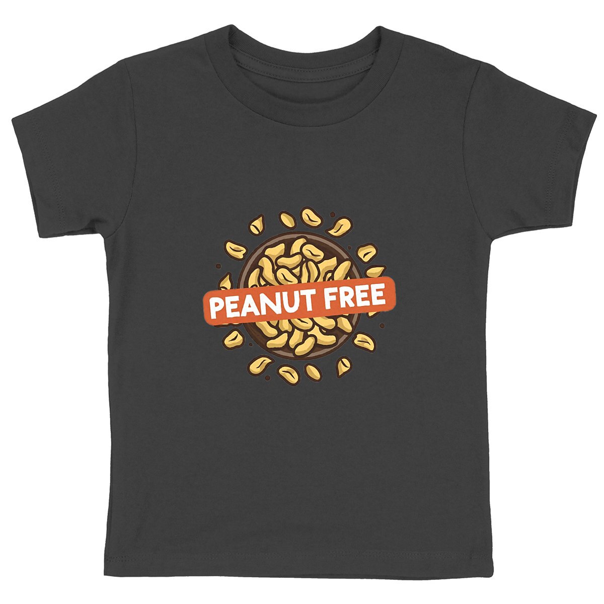 Peanut Free Organic Cotton Graphic Kid's Shirt | Hypoallergenic - Allergy Friendly - Naturally Free