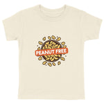 Peanut Free Organic Cotton Graphic Kid's Shirt | Hypoallergenic - Allergy Friendly - Naturally Free