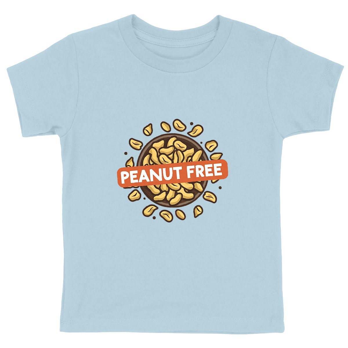 Peanut Free Organic Cotton Graphic Kid's Shirt | Hypoallergenic - Allergy Friendly - Naturally Free