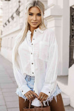 Pearl Mist Button Down 100% Cotton Shirt | Hypoallergenic - Allergy Friendly - Naturally Free