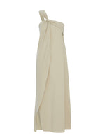 THE HAND LOOM Pia Maxi 100% Organic Cotton Womens Dress - Oatmeal