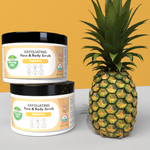 Pineapple Face & Body Scrub | Hypoallergenic - Allergy Friendly - Naturally Free