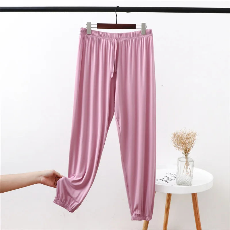 Pink Sorbet High Stretch Viscose Womens Pajama Pants | Hypoallergenic - Allergy Friendly - Naturally Free