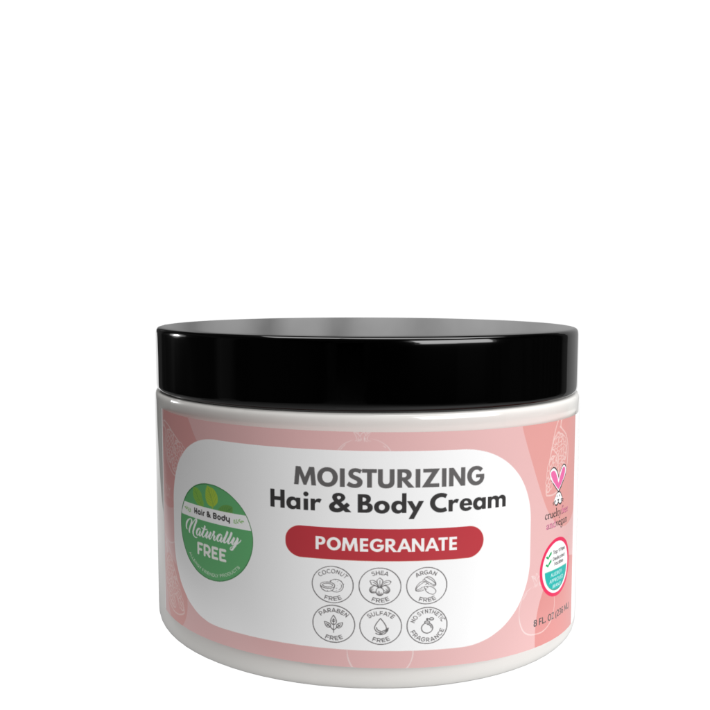 Pomegranate Hair & Body Moisturizer | Hypoallergenic - Allergy Friendly - Naturally Free