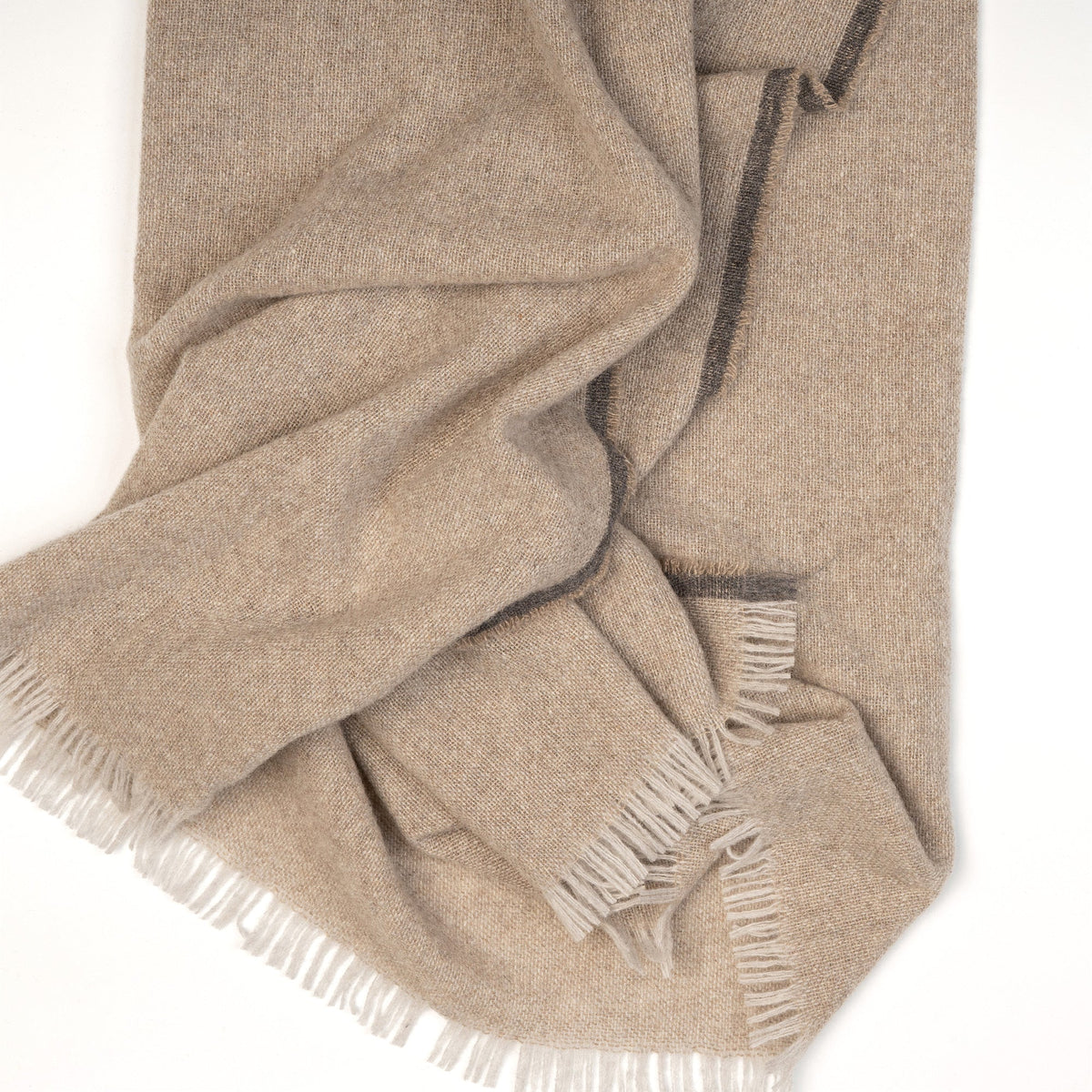 MENIQUE Cashmere & Merino Wool Blanket Porto