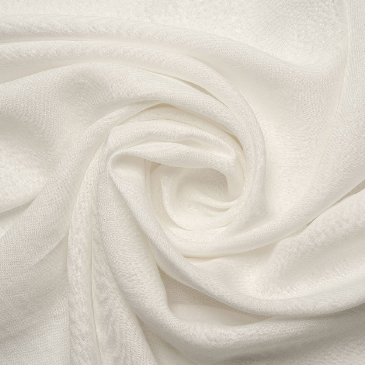 MENIQUE 100% Linen Tank Top & Midi Skirt 2-Piece Pure White