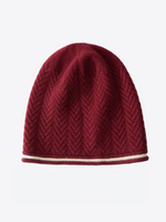 Raspberry Harvest Cashmere Womens Beanie Hat | Hypoallergenic - Allergy Friendly - Naturally Free