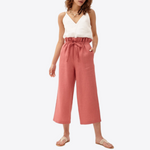 Raspberry Harvest Culottes 100% Linen Pants | Hypoallergenic - Allergy Friendly - Naturally Free