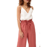 Raspberry Harvest Culottes 100% Linen Pants | Hypoallergenic - Allergy Friendly - Naturally Free