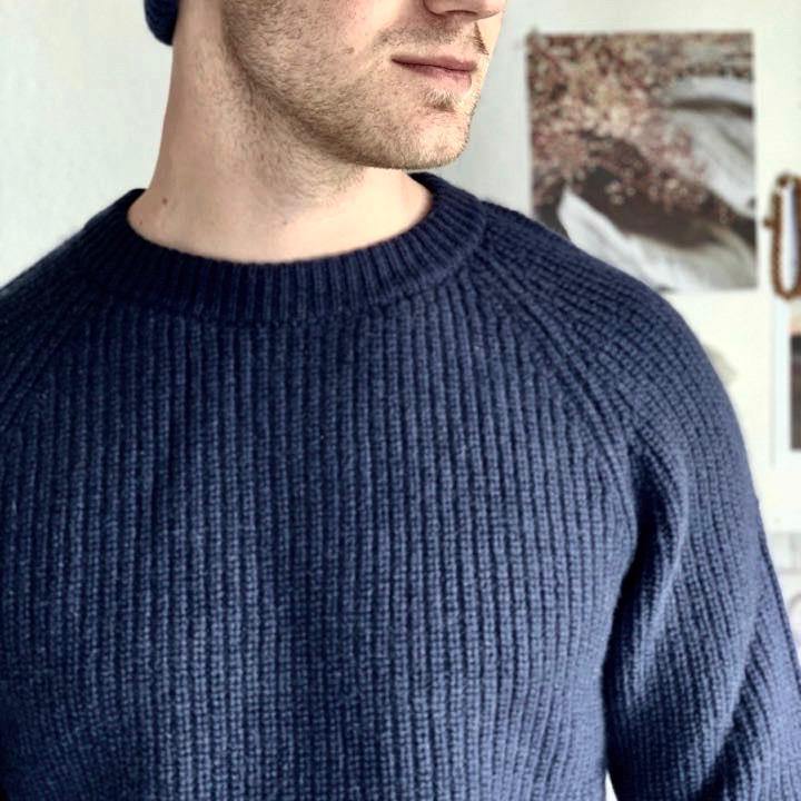 CARE BY ME 100% Cashmere Mens Mikkel Sweater