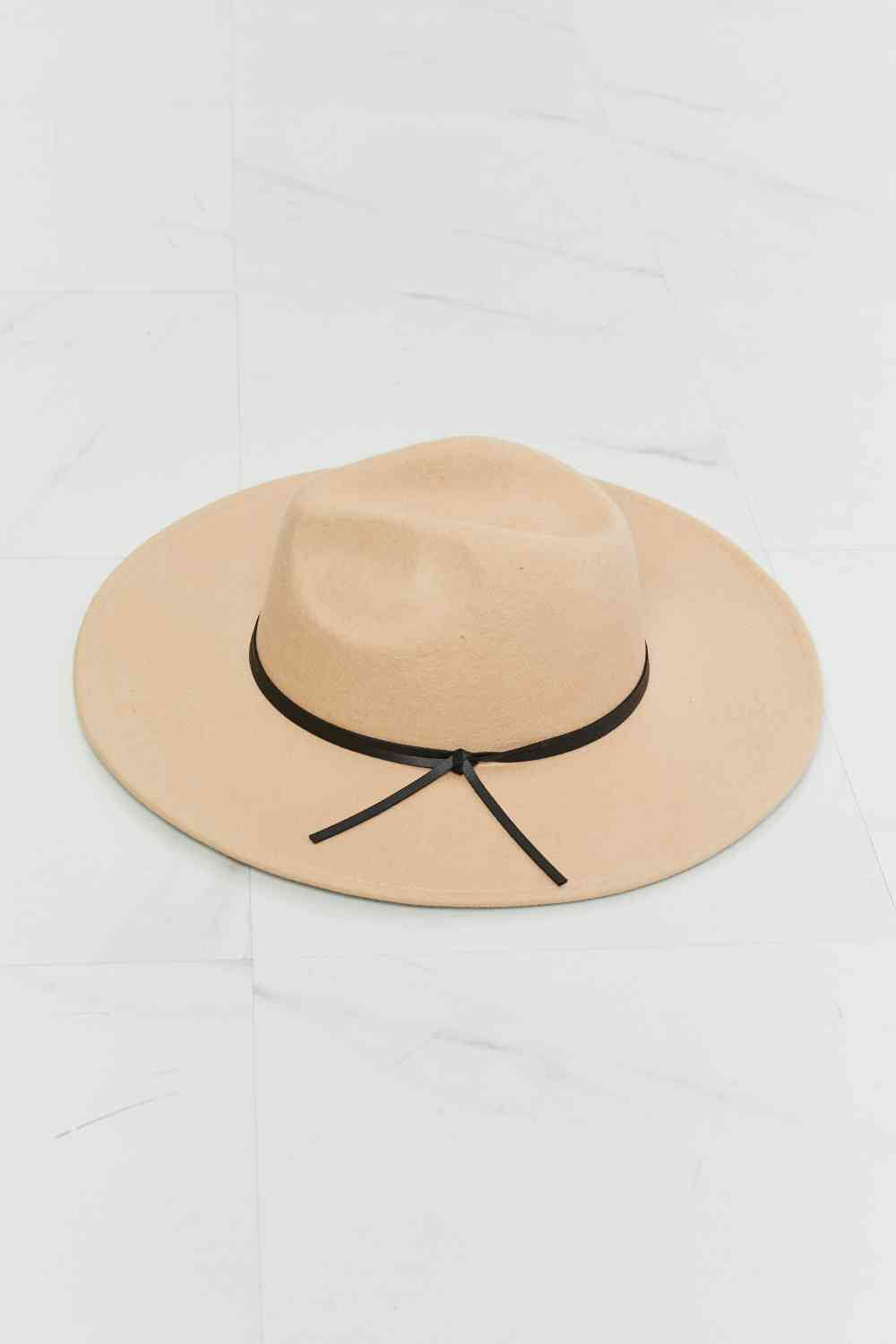 Rustic Charm Wool Vegan Leather Womens Fedora Hat | Hypoallergenic - Allergy Friendly - Naturally Free