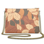 Rustling Leaf Foilage 100% Leather Crossbody Bag | Hypoallergenic - Allergy Friendly - Naturally Free