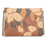 Rustling Leaf Foilage 100% Leather Crossbody Bag | Hypoallergenic - Allergy Friendly - Naturally Free