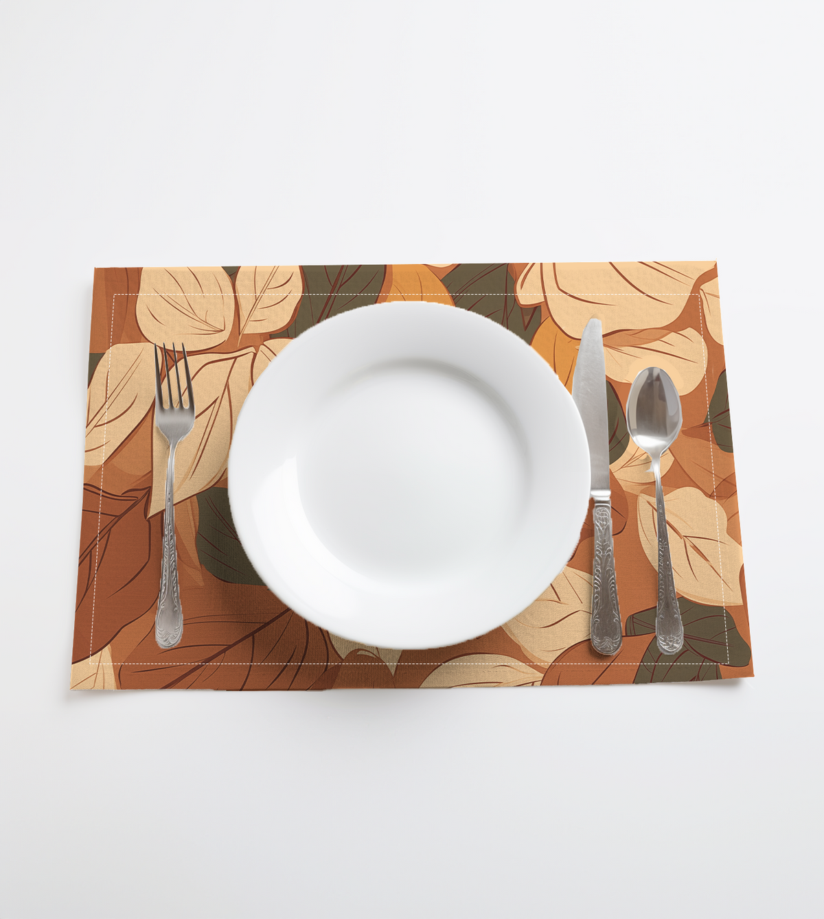 Rustling Leaf Foilage Placemat | Hypoallergenic - Allergy Friendly - Naturally Free