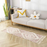 Bohemian Tassel Cotton Linen Rug