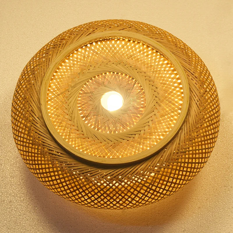 Earth Coastal Lamp Bamboo Ceiling Light