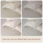 Natural Oasis 100% Linen Duvet Cover & Pillowcase Bed Set With Zipper & Ties