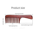 1Pc Sandalwood Handmade Wide Tooth Wooden Hair Comb